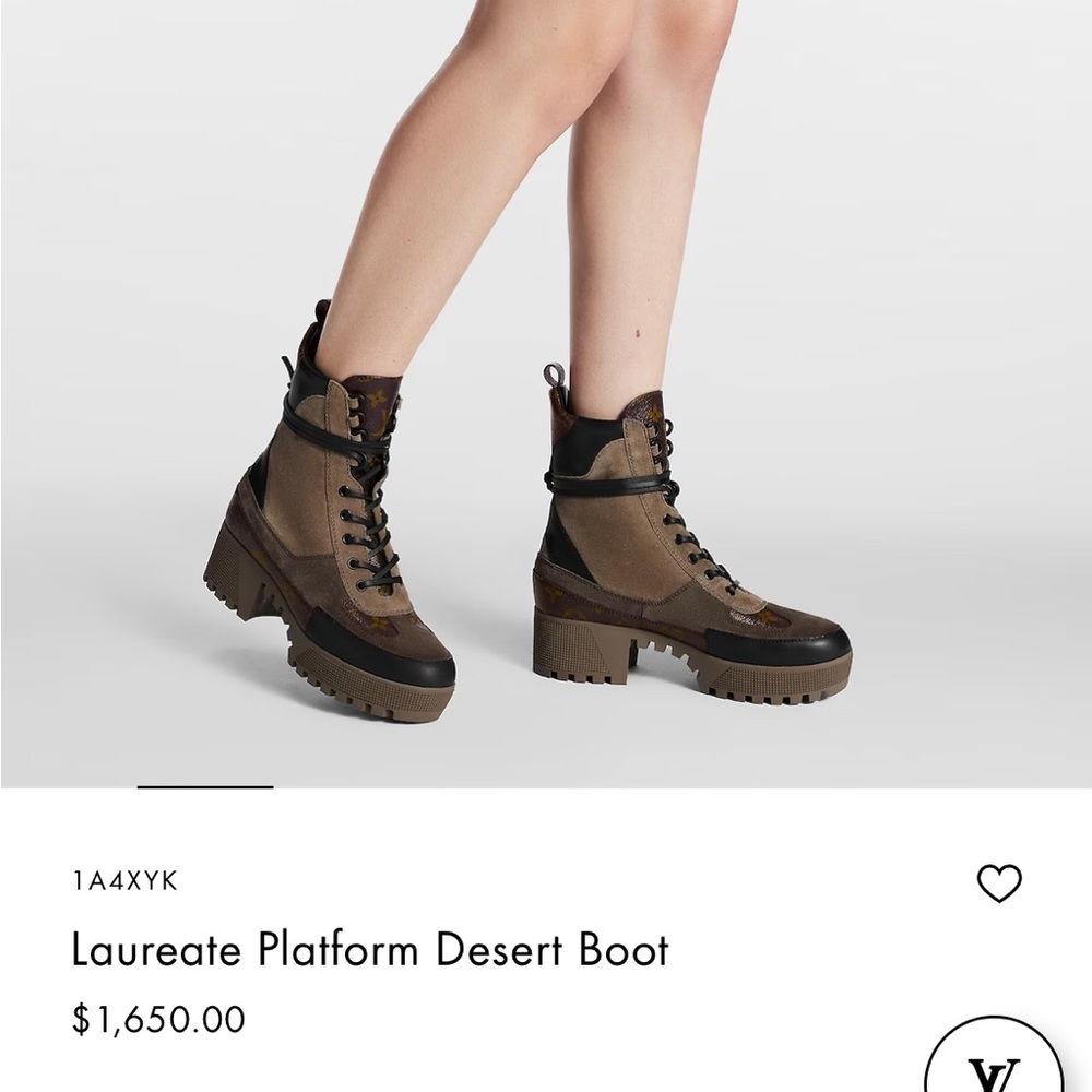 Laureate Platform Desert Boot - size 38 / New, never worn. No box or tags